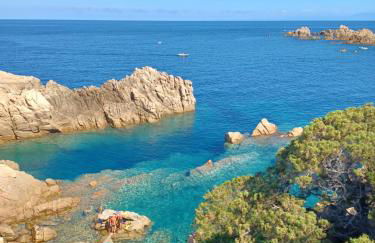 Villa La Lecceta surrounded by greenery and sea view with sunset - Foto 45