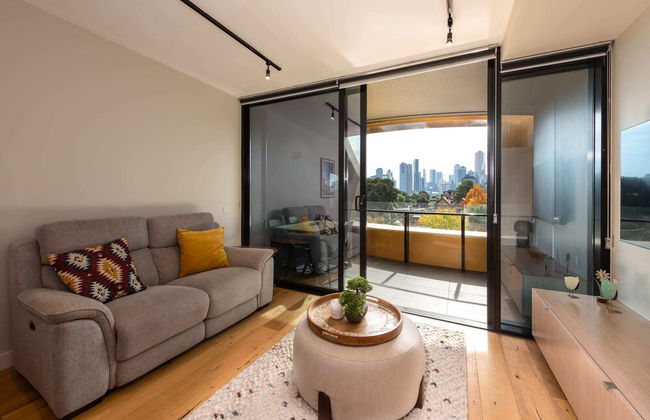 2-bed in South Melbourne w/ Beautiful City Views - Foto 8