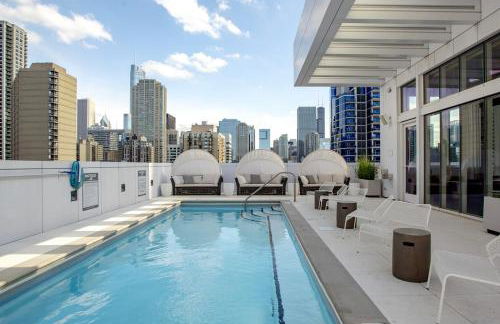 River N 1BR w Gym Pool nr L stop Beach CHI-361 - Foto 16