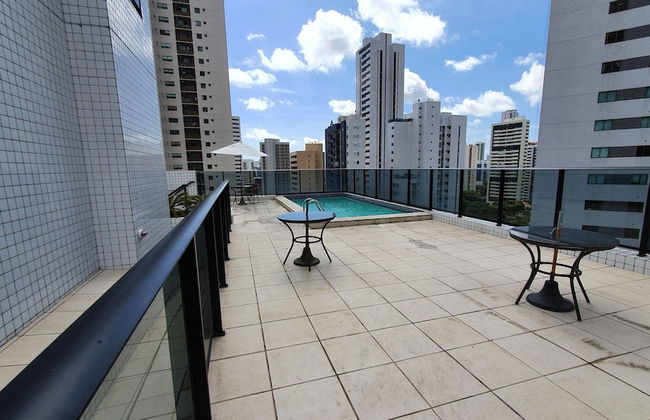Apt 2 quartos com varanda próximo Praça Casa Forte o bairro mais agradável do Recife ARN901 - Foto 48