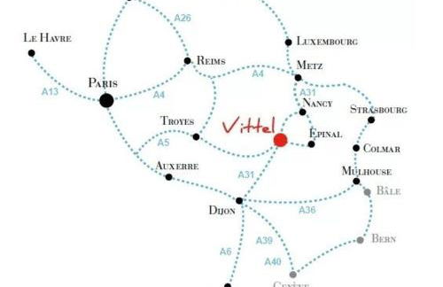 Appartement lumineux 4* pour 2 à Vittel, proche thermes, WiFi, parking gratuit - FR-1-589-745 - Foto 36