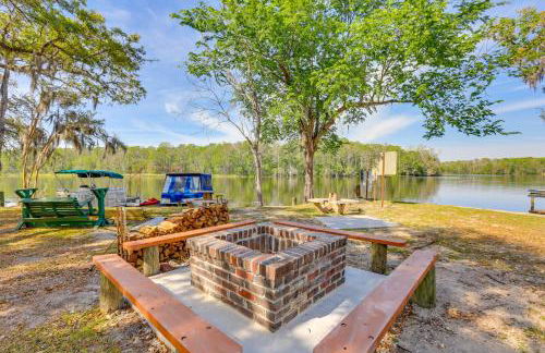 Dock and Fire Pit Scenic Studio on Suwannee River! - Foto 23