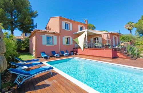 Superbe Villa 5 étoiles Presqu'Île de Giens la Madrague Rita la Villa d'Or vue mer piscine - Foto 3