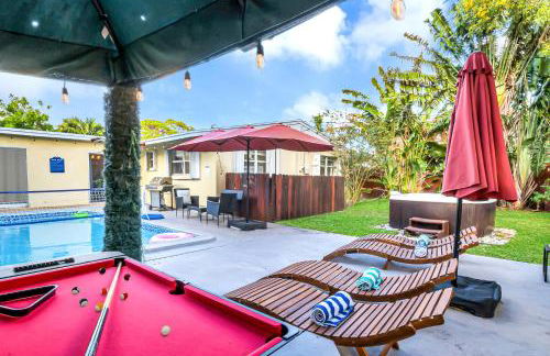 Heated Pool Spa BBQ Pool Table WiFi Near Beach-Downtown Fun - Foto 39