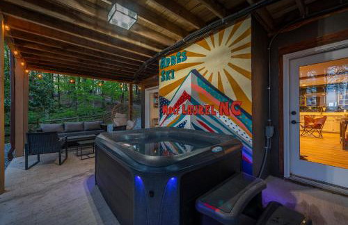 Asheville Private Retreat Game Room Hot Tub - Foto 8