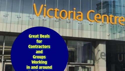 "Snooze Central" - City Centre Apartments above Victoria Centre Shopping Centre with full Kitchen in Milton Street - up to 4 Beds - most Central Location next to the Hilton Hotel - Parking for Cars or Vans from Five Pounds a day - Sunday 1pm Check-Out - Foto 2