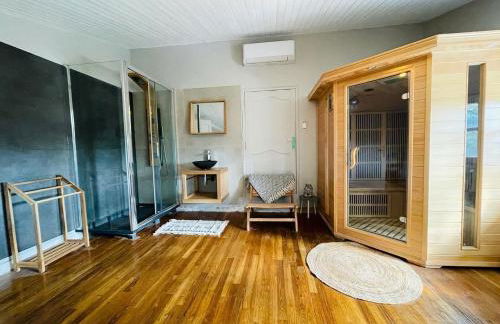 "Les Hauts du Marquet" - Meublé de tourisme 5 Etoiles - Gîte de groupe 15 Personnes en Cévennes - Piscine à débordement - Balnéo - Sauna - Nature - Foto 52