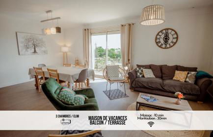 Agréable maison de vacances à Durfort Lacapelette - Foto 1