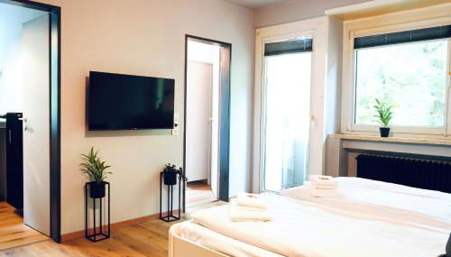 Naturnahes Apartment- 3 Betten-Waschmaschine-Parkplatz-Balkon - Foto 3