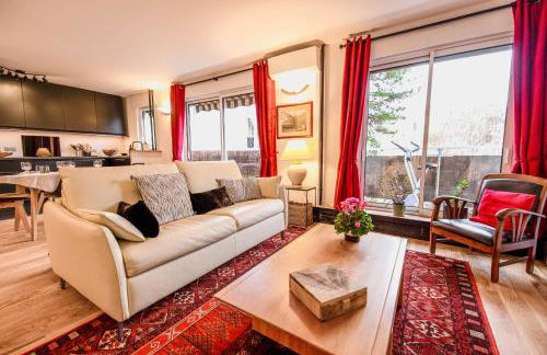 Paris-Daumesnil - Grand 2 pièces de charme sur jardin - 61m2, pour 4p - Large 4 star charming 1 BR apt for 4 with AC - Classement Officiel 4 étoiles - Foto 5