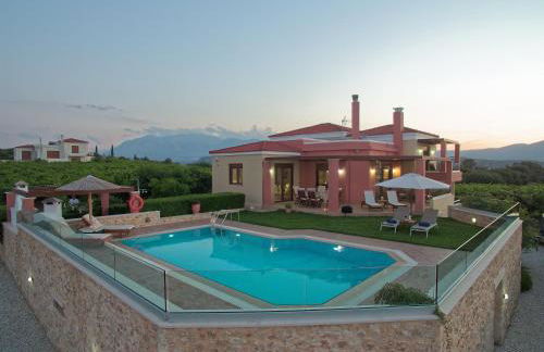 Cretan Vineyard Hill Villa Private Pool, Panoramic View, Beautiful Vineyard - Foto 20