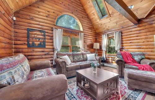 Secluded Log Cabin with Hot Tub Fire Pit Game Room - Foto 54