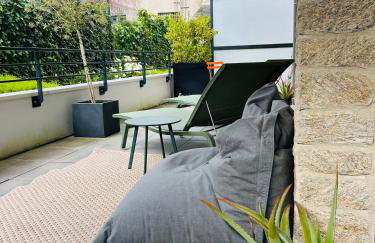 L'Hermine terrasse et parking, 500 plage - Foto 37