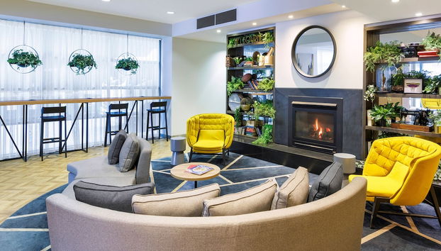 Sala de estar do lobby