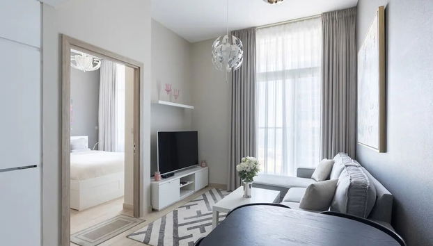 Bright 1BR sea view and balcony - Foto 3, Habitación