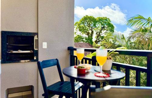 Aptos em Bal Piçarras a150m da PRAIA, dois quartos, sala de estar, COZINHA COMPLETA, SACADA com CHURRASQUEIRA, WI-FI, PISCINA, PORTARIA 24h, PLAYGROUND e QUADRA DE ESPORTES - Foto 32