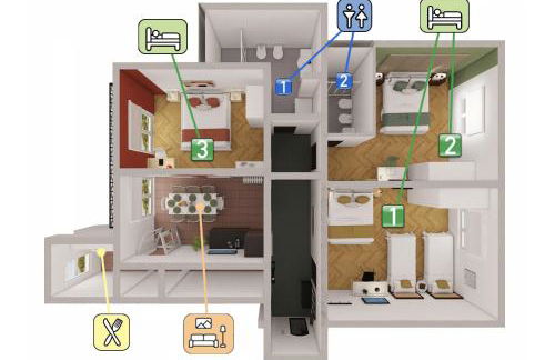 StayEasy Melloni - 3 Rooms, 2 Baths - City Center - Photo 5