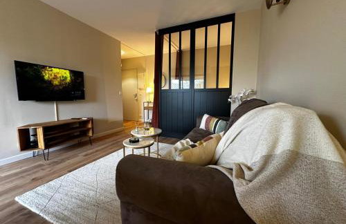 LE MONET studio proche Bordeaux avec balcon wifi & place de parking privé prox tram et Aéroport - Foto 20