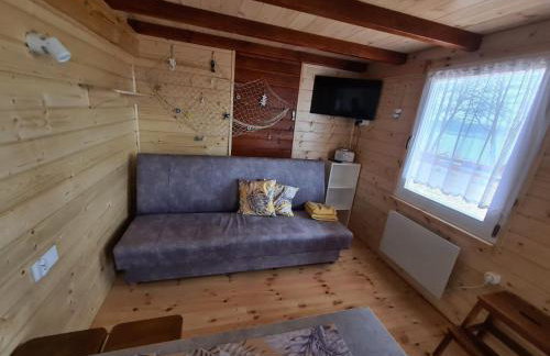 Siedlisko nr 4E i 4F nad jeziorem Skarlińskim, jezioro, mazury, domki letniskowe, bania - Foto 7