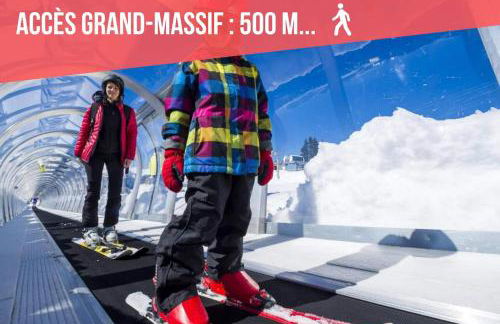 RED APPLE CARROZ Duplex de charme WIFI Parking Balcon TV Ski-Bus - Foto 15