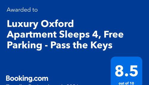Luxury Oxford Apartment Sleeps 4, Free Parking - Pass the Keys - Foto 5