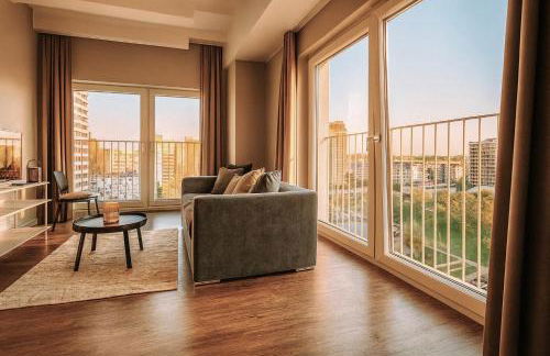 Homely! Skyview 2-Room Apartment, Airport, Fair, Rooftop, Gym! - Foto 13