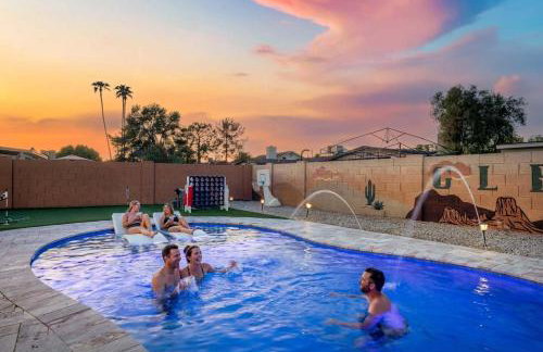 Slide into Fun Pool Games Fire Pit Sport Court - Foto 79