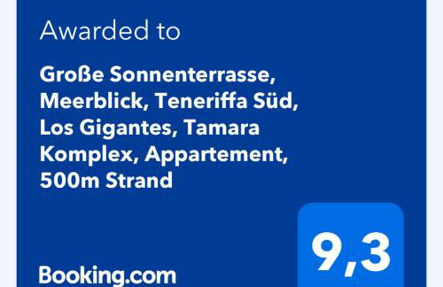 Ocean View, Große Sonnenterrasse, Meerblick, Tamara Komplex, Teneriffa Süd, Los Gigantes, 500m Strand, Pool, 300m zum Ort, ruhig - Foto 3