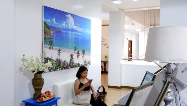 Zona de estar del vestíbulo