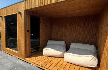 Siedlisko na wydmach, sauna,podgrzewane jacuzzi,domki klimatyzowane,starlink internet,parking - Photo 12