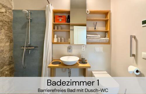 HexenburgbeiDresden Maisonette über 2 Etagen mit 4 Schlafzimmern, Kamin, Terrasse und Faßsauna, Nähe Sächsische Schweiz Dresden - Foto 29