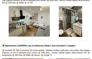 Chez Jean-Yves et Zoé - LE SAINT ANDRÉ - Au calme, Très propre, Proche parkings, Clim - Foto 27