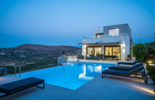 Eunoia Blue Villa Heraklion Crete, Sea View, Private Pool, Prassas, Karteros - Foto 14