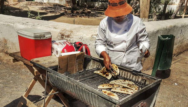 Food stall in Humahuaca