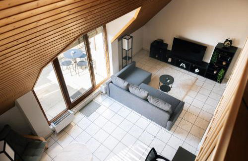 Maisonette-Wohnung Airport Messe Stuttgart - Balkon - Parkplatz - Foto 56