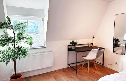 60qm Apartment mit 2 Betten in Viersen - Central - High ceiling - Foto 8