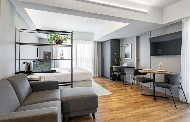 Studios Rio Branco by Viva - Prédio moderno, aptos com cama king-size no centro de Floripa - Photo 11