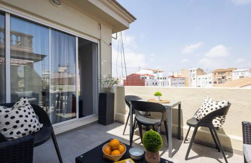 FLORIT FLATS - Stylish 2 Bedroom AC Wifi Terrace Attic in Valencia Center - Foto 40