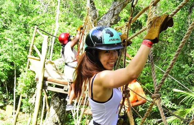 Playa del Carmen Maya Día de la Adrenalina ATV Tirolesa y Cenote - Foto 2