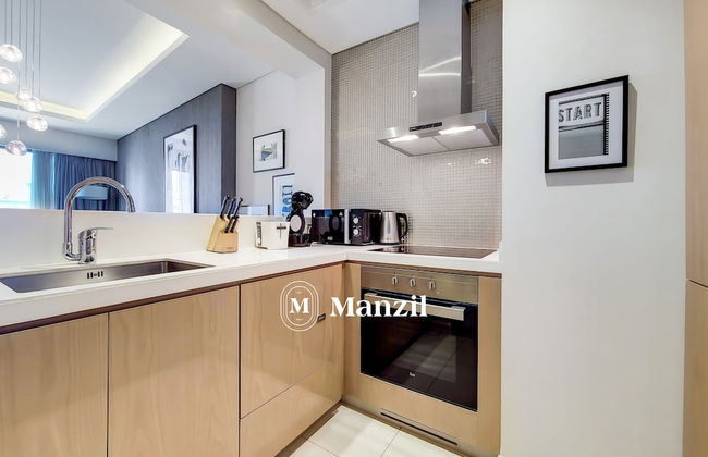 Manzil - Cozy 1BR in Paramount w Burj Khalifa View - Photo 5