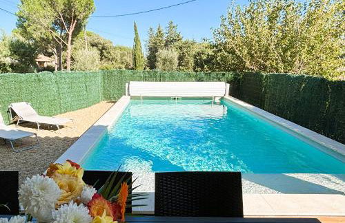 Plan de la Tour M2 - Villa 6 pers climatisée, 3 ch, piscine privée chauffée, calme & verdure - Foto 22