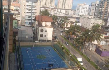 Apartamento T-44 com Vista para o Mar 50 metros da Praia Mongaguá Piscina Wi-Fi - Foto 16