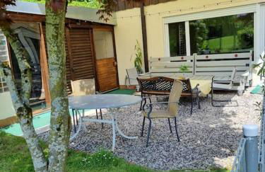 Ferienwohnung mit Garten und Bergblick - Foto 44