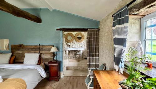 Chambre 35 m2 spacieuse calme avec piscine Sud Charente - Foto 5