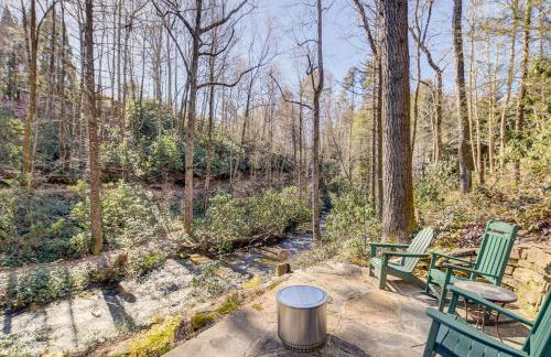 Lake Access and On-Site Creek Lake Toxaway Home! - Foto 32