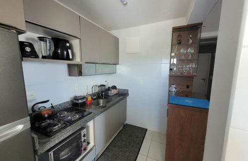 Apartamento vista mar e sacada com churrasqueira - Foto 22