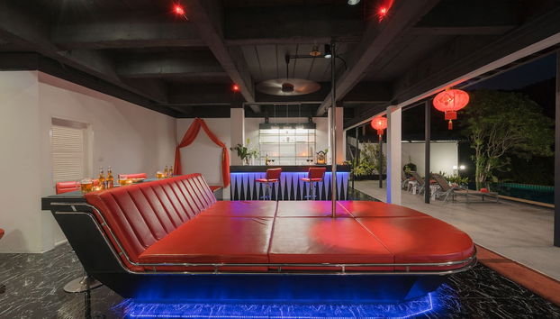 Zona de estar del vestíbulo