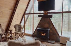 Waterfront A Frame with Dock Canoe Kayaks Family - Foto 2