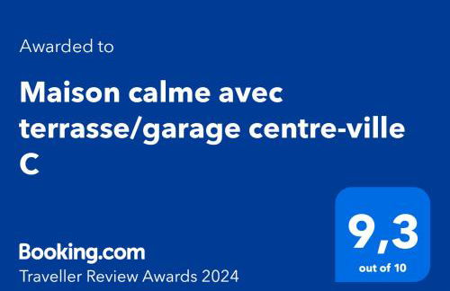 Maison calme avec terrasse/garage centre-ville C - Foto 13