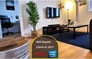 Reims Appart - Idéal pour Pro en déplacement *Wifi rapide *Vue panoramique *Parking facile - Foto 1